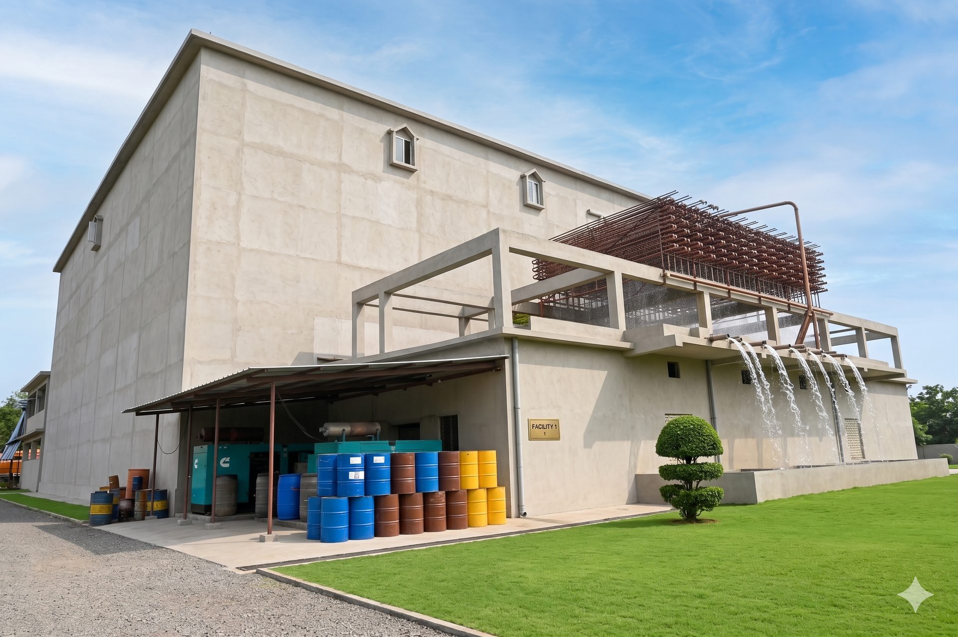 Cold storage exterior